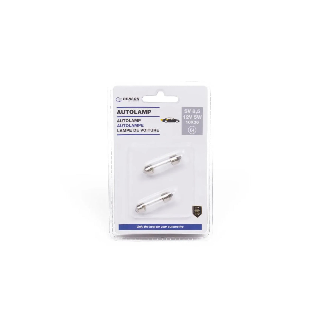 Benson Automotive Autolamp buis sv 8,5 12 V 5 W 2-delig E4
