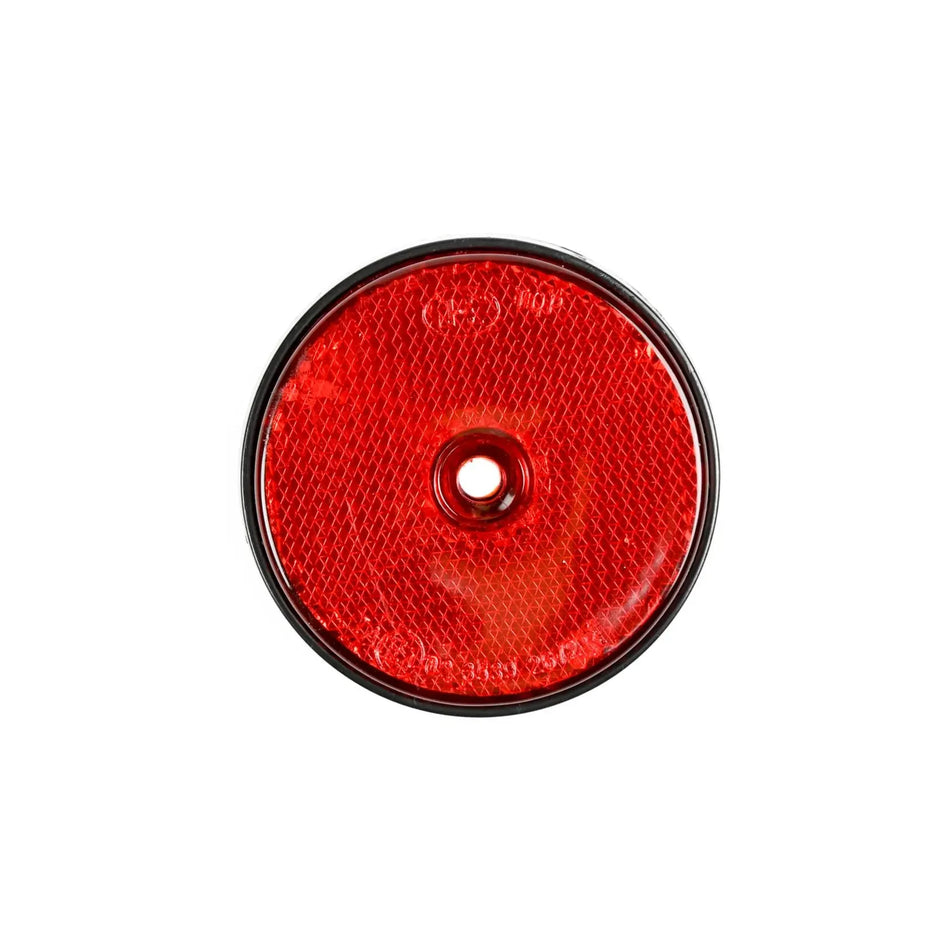 Benson Automotive Reflector rond rood + gat 60 mm E4