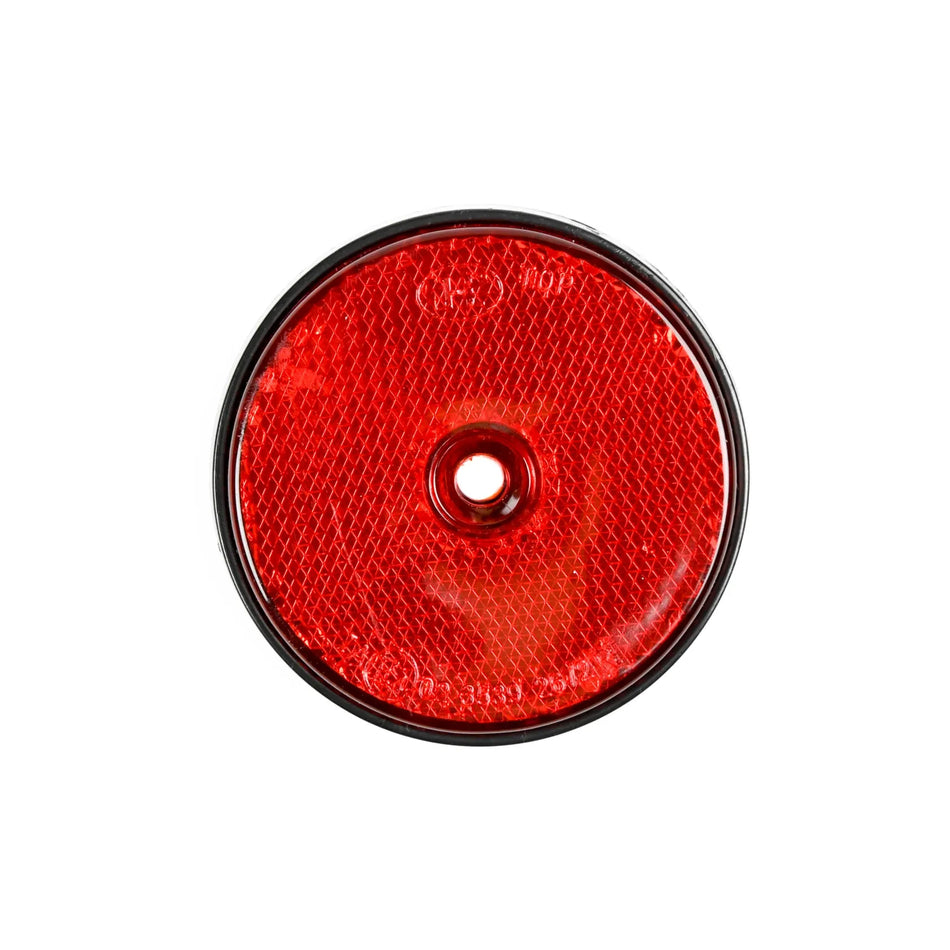 Benson Automotive Reflector rond rood + gat 60 mm E4