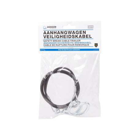 Benson Automotive Aanhangwagen breekkabel 1 meter