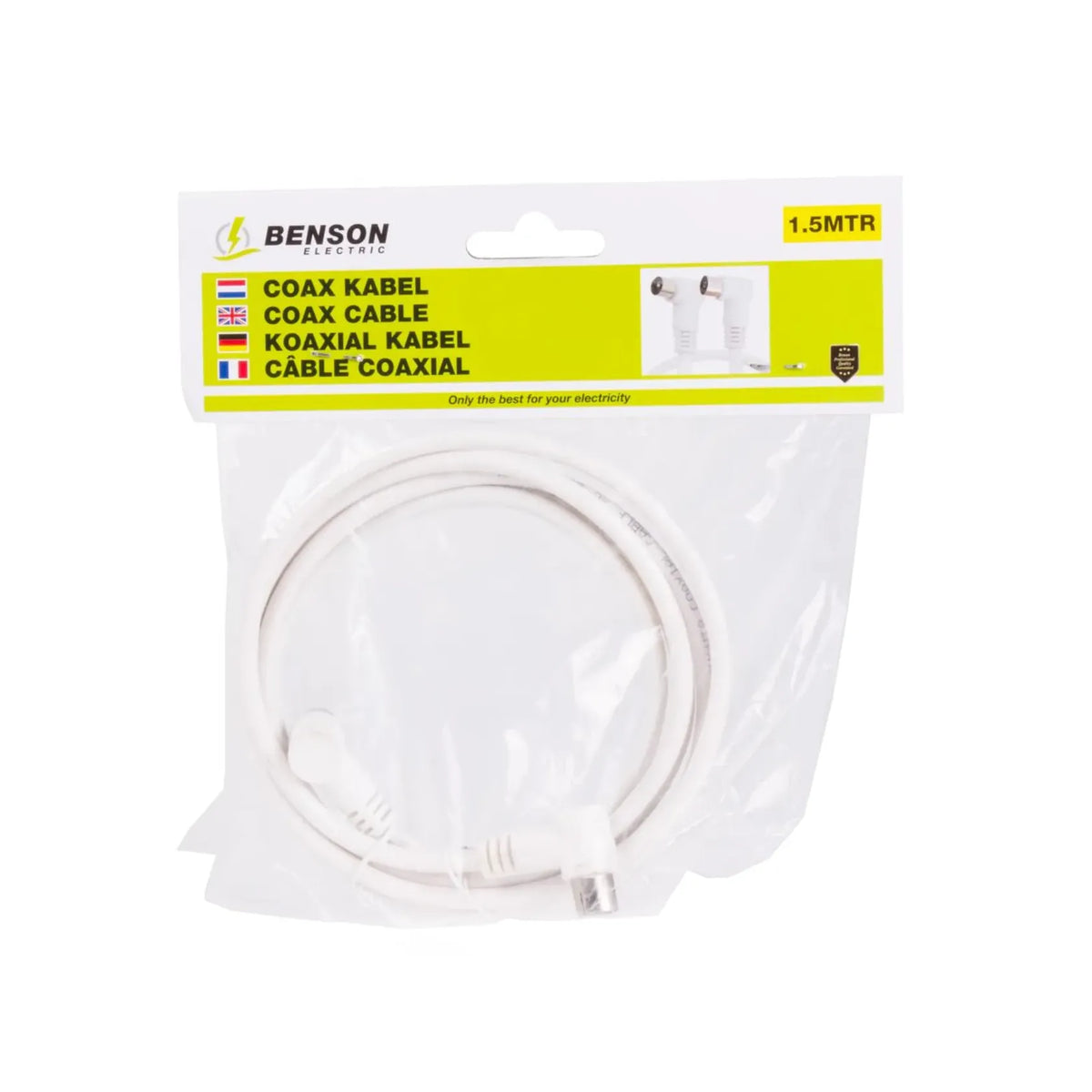 Benson Electric Coax kabel 1.5 m