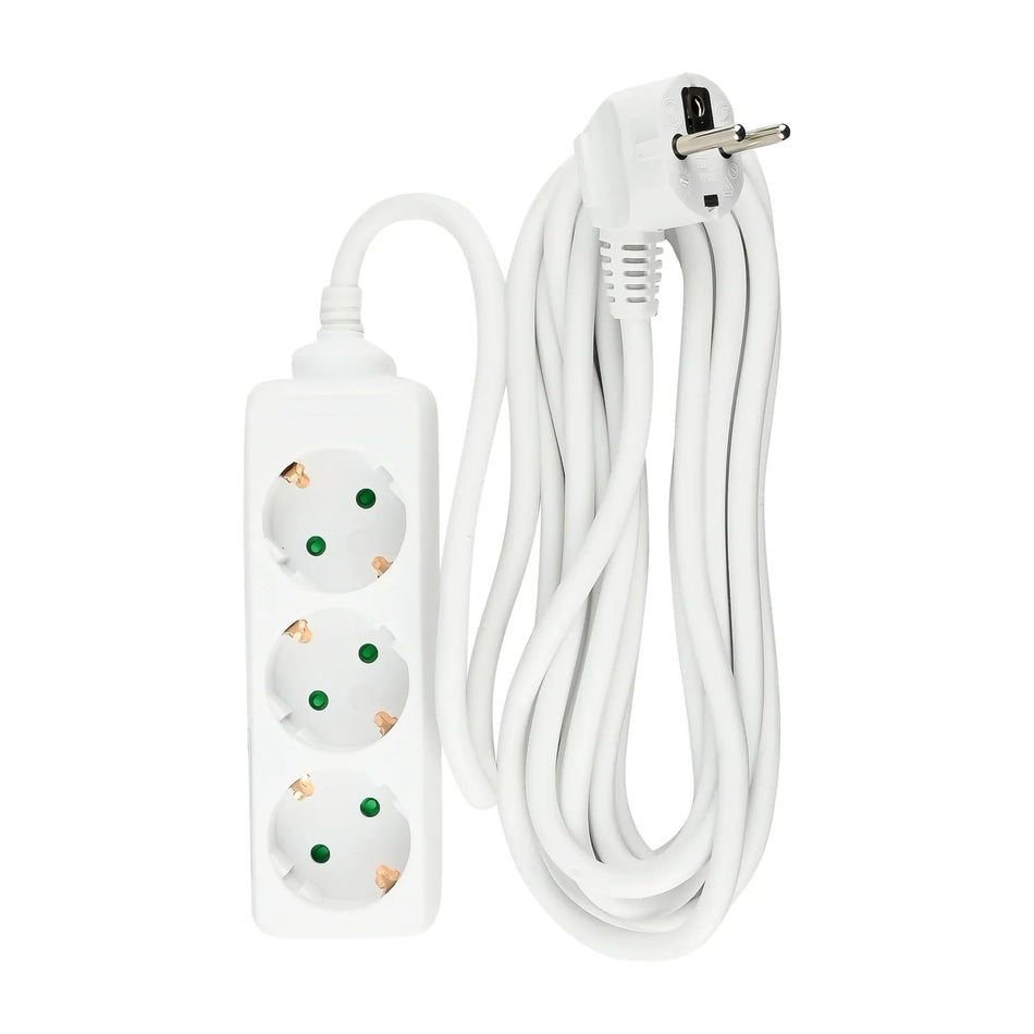 Benson Electric Stekkerdoos 3-voudig + RA + 5.0 m