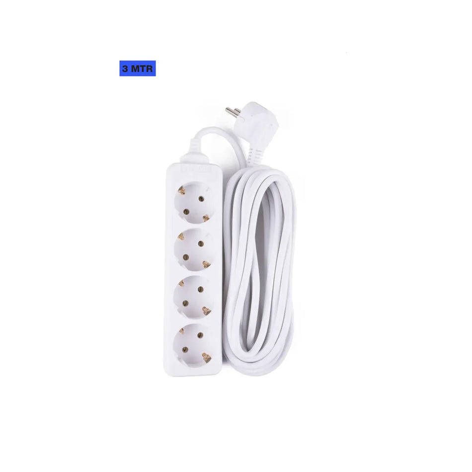 Benson Electric Stekkerdoos 4-voudig + RA + 3.0 m