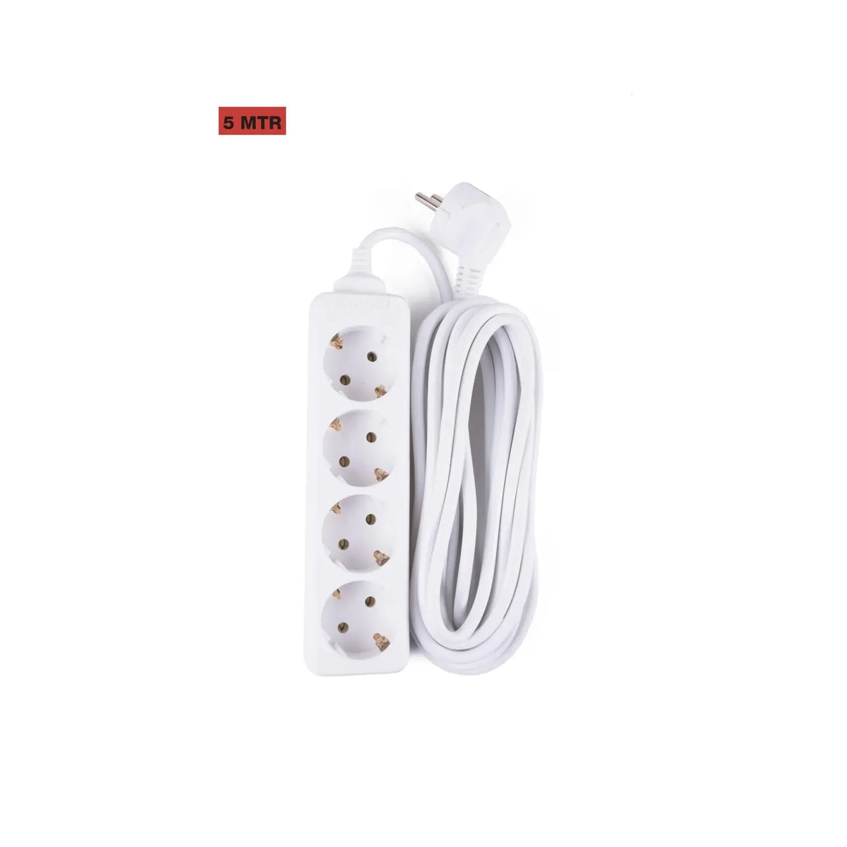 Benson Electric Stekkerdoos 4-voudig + RA + 5.0 m