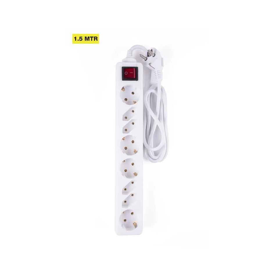 Benson Electric Stekkerdoos 8-voudig + RA + schakelaar 1.5 m