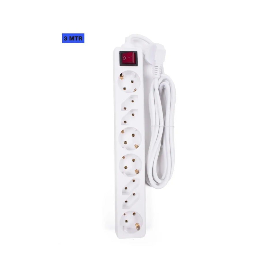 Benson Electric Stekkerdoos 8-voudig + RA + schakelaar 3.0 m