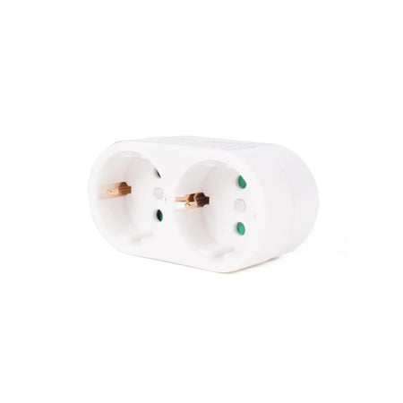 Benson Electric Stekker duo verloop + RA (verticaal)