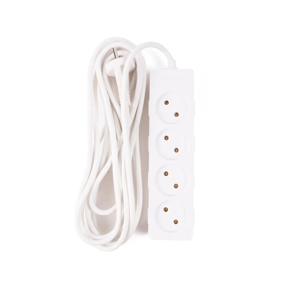 Benson Electric Stekkerdoos 4-voudig + 2 x 1.5 + 5.0 m
