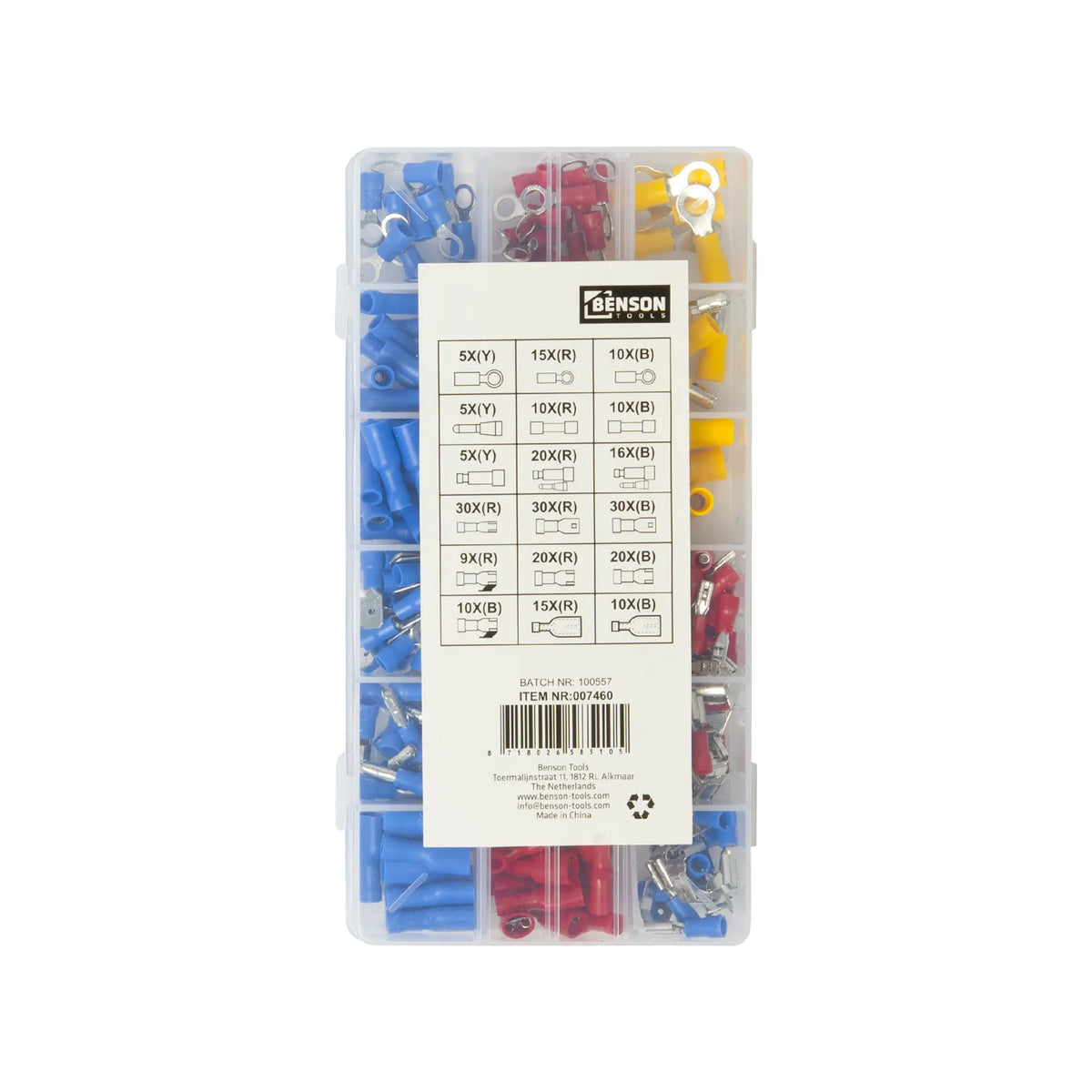 Benson Automotive Kabelschoenset 270 dlg profi
