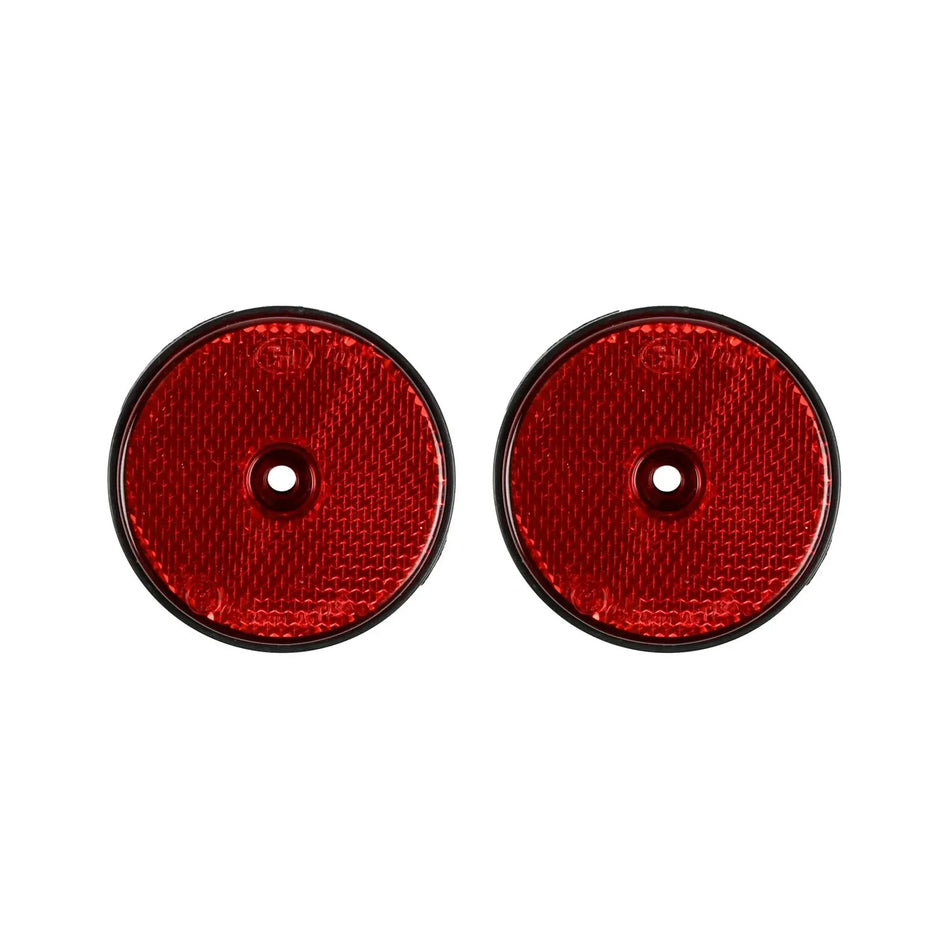 Benson Automotive Reflector rond rood 60 mm 2 dlg E4