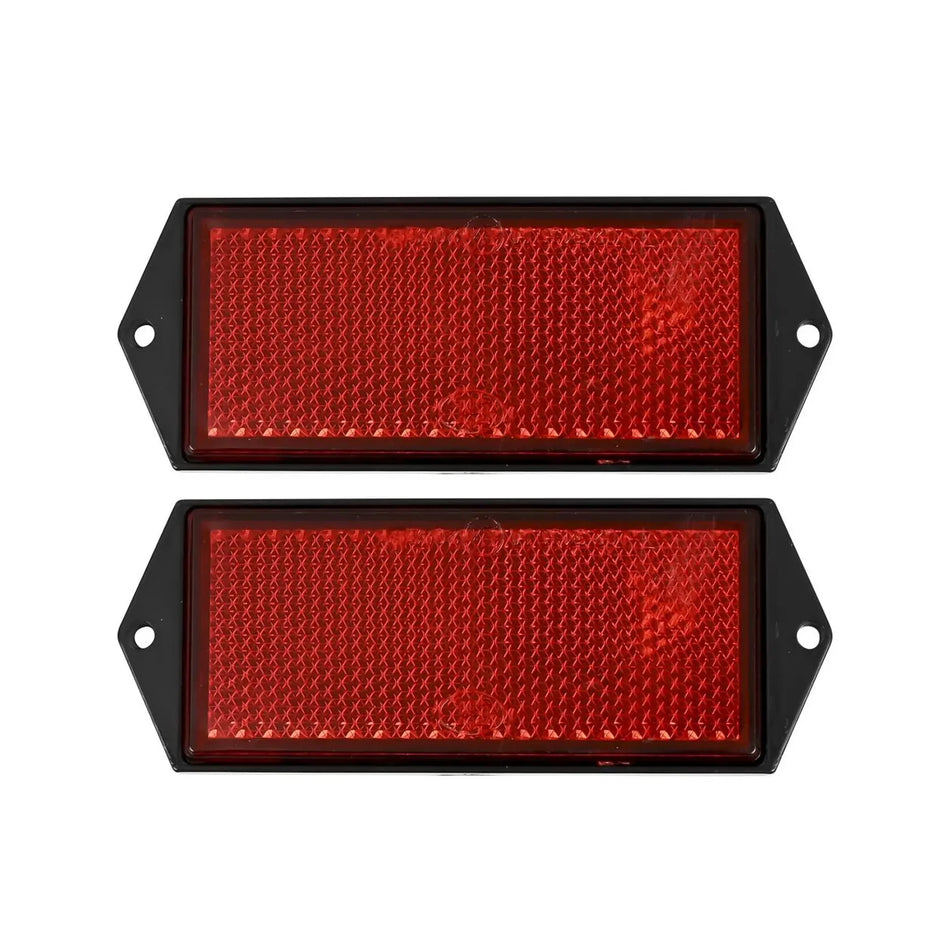 Benson Automotive Reflector rechthoek rood 100 x 45 mm 2 dlg E4