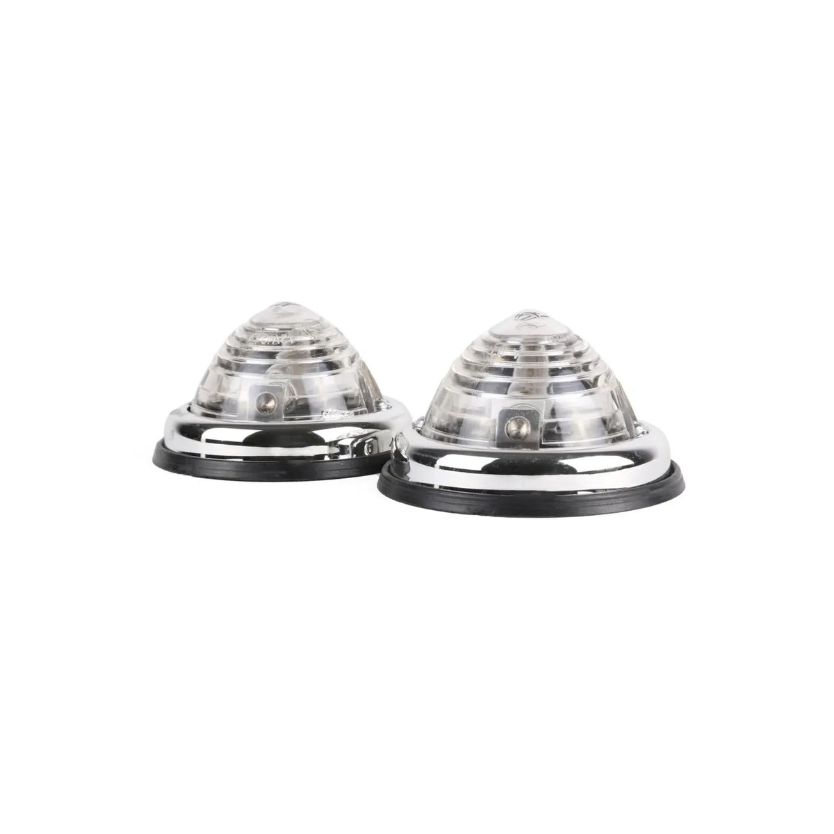 Benson Automotive Zijlamp chrome wit 70 mm 2 dlg E9