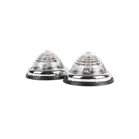 Benson Automotive Zijlamp chrome wit 70 mm 2 dlg E9