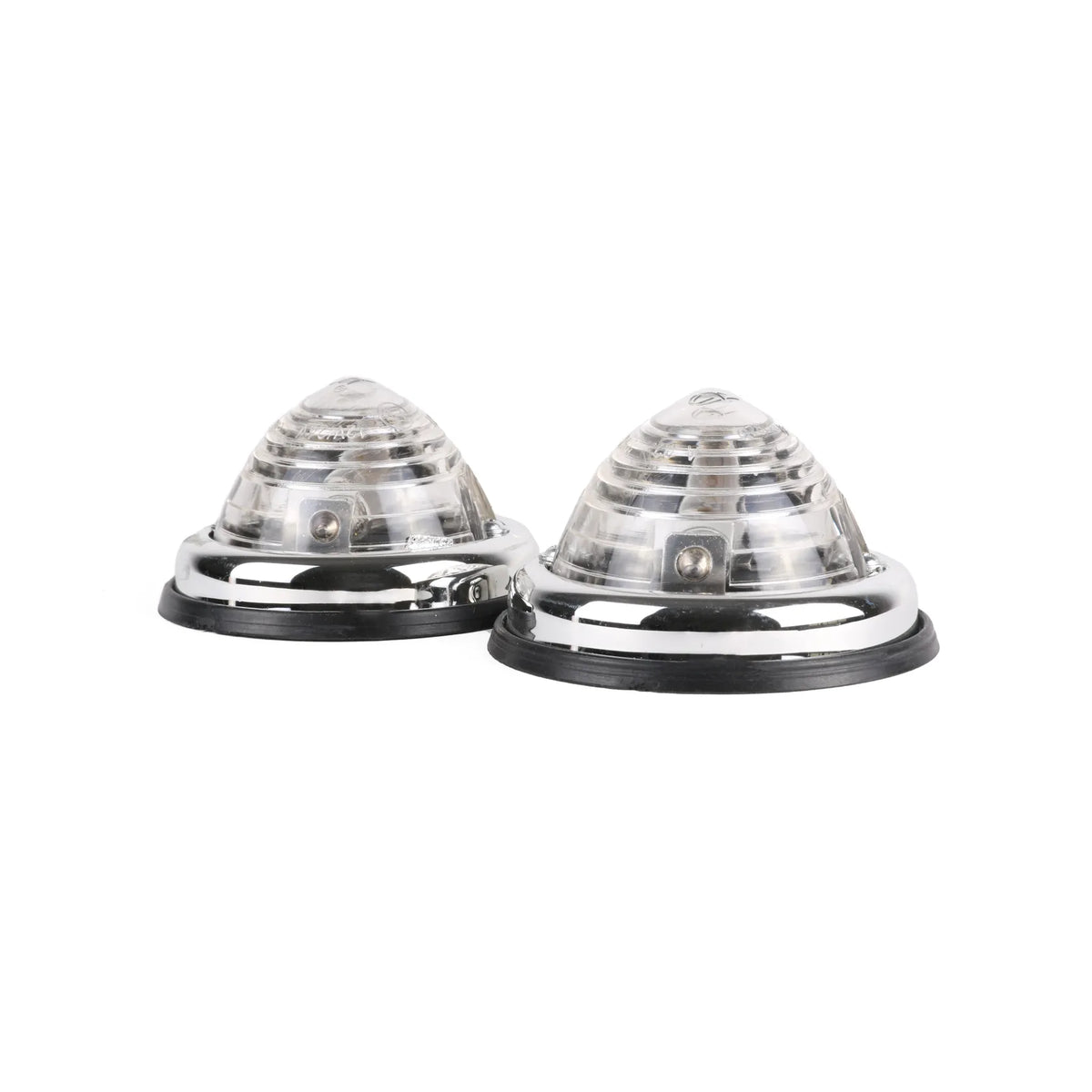 Benson Automotive Zijlamp chrome wit 70 mm 2 dlg E9