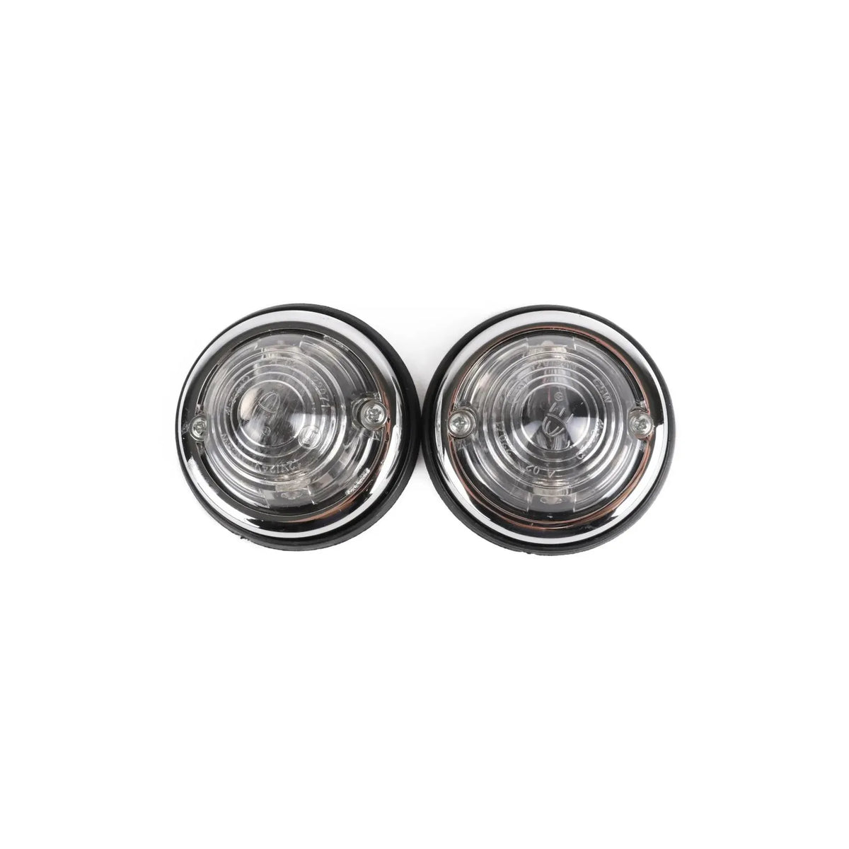 Benson Automotive Zijlamp chrome wit 70 mm 2 dlg E9