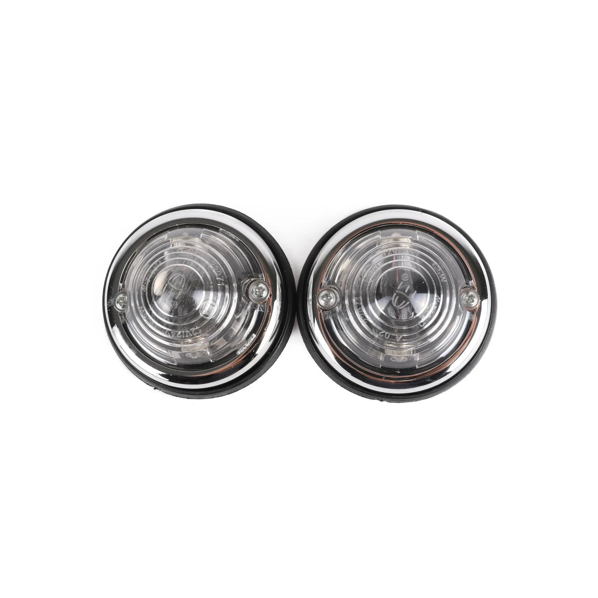 Benson Automotive Zijlamp chrome wit 70 mm 2 dlg E9