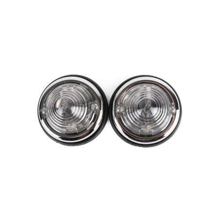 Benson Automotive Zijlamp chrome wit 70 mm 2 dlg E9
