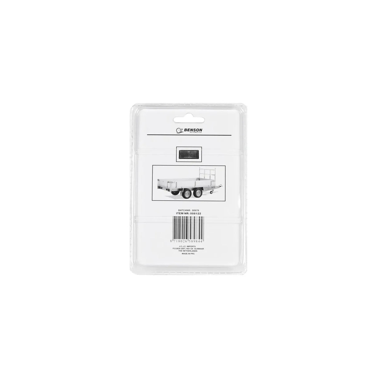 Benson Automotive Reflector rechthoek oranje 86 x 40 mm 2 dlg E4