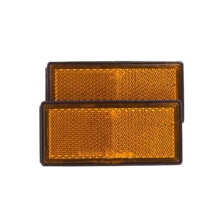 Benson Automotive Reflector rechthoek oranje 86 x 40 mm 2 dlg E4