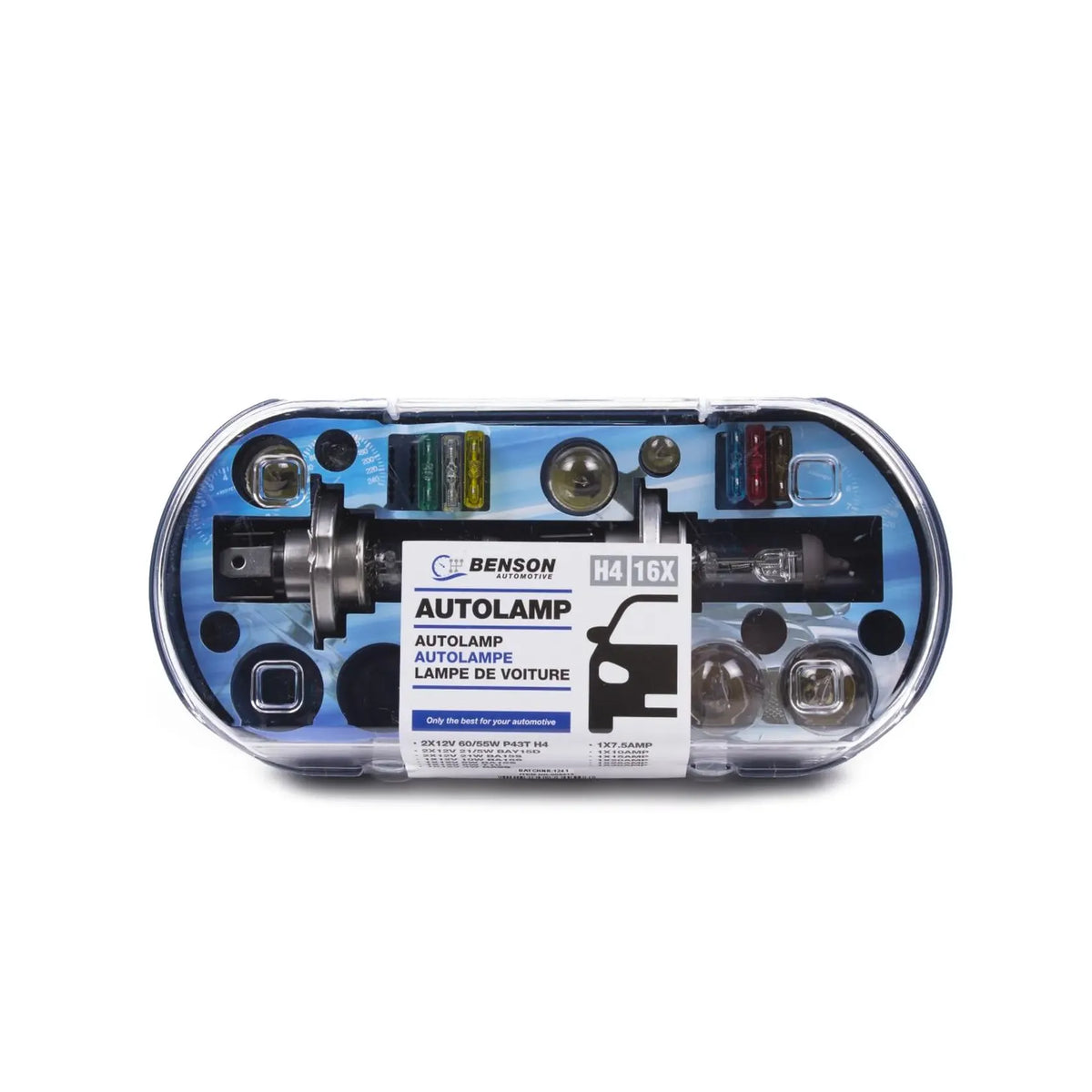 Benson Automotive Autolamp h4 12 V/16-delig set jumbo box E4