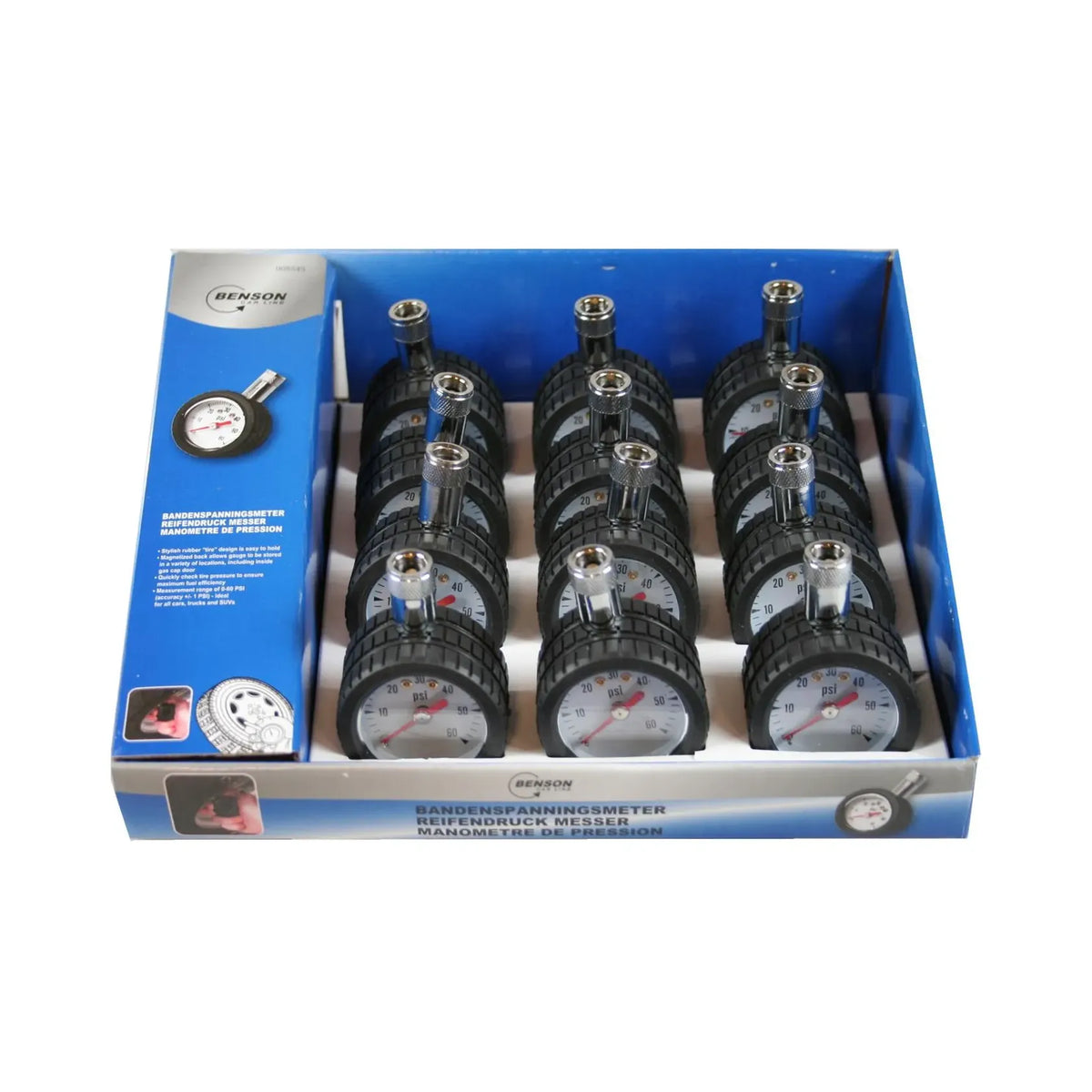 Benson Automotive Bandenspanningsmeter display