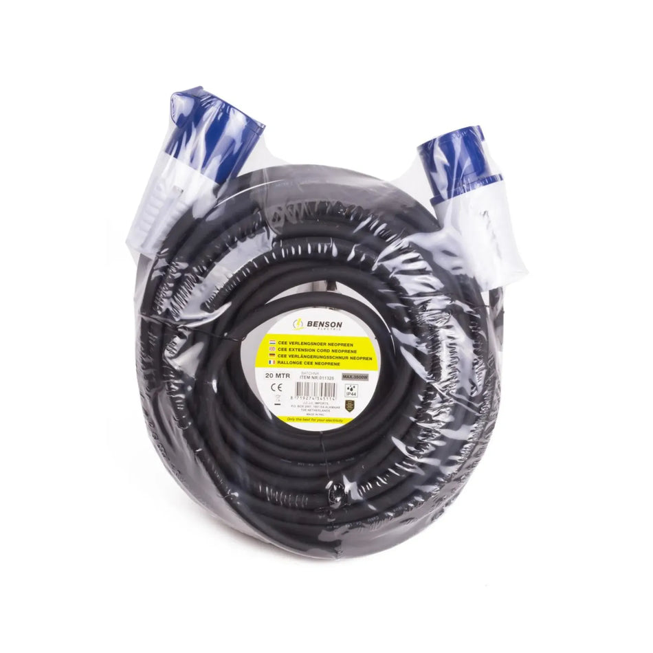 Benson Electric CEE verlengsnoer neopreen IP44 20 mtr