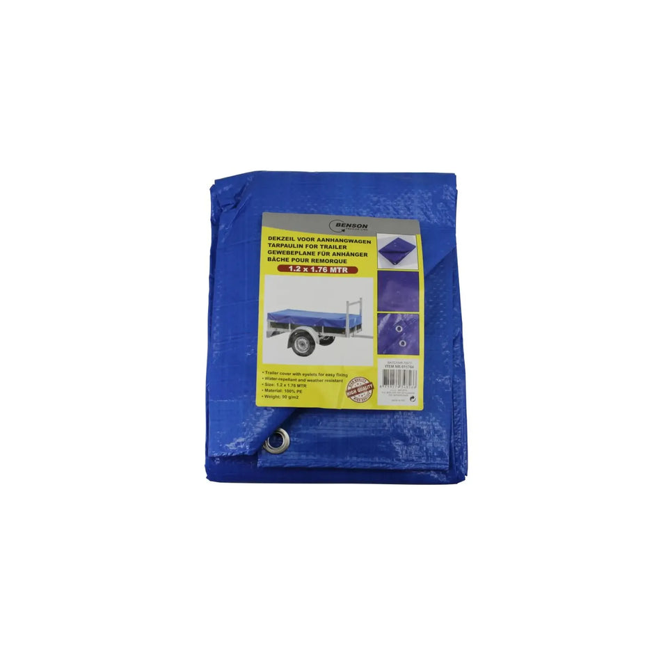 Benson Automotive Aanhangwagen afdekzeil 1.2 x 1.76 mtr