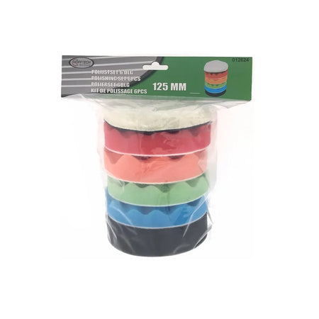 Benson Automotive Polijstset 6-delig ø125 mm