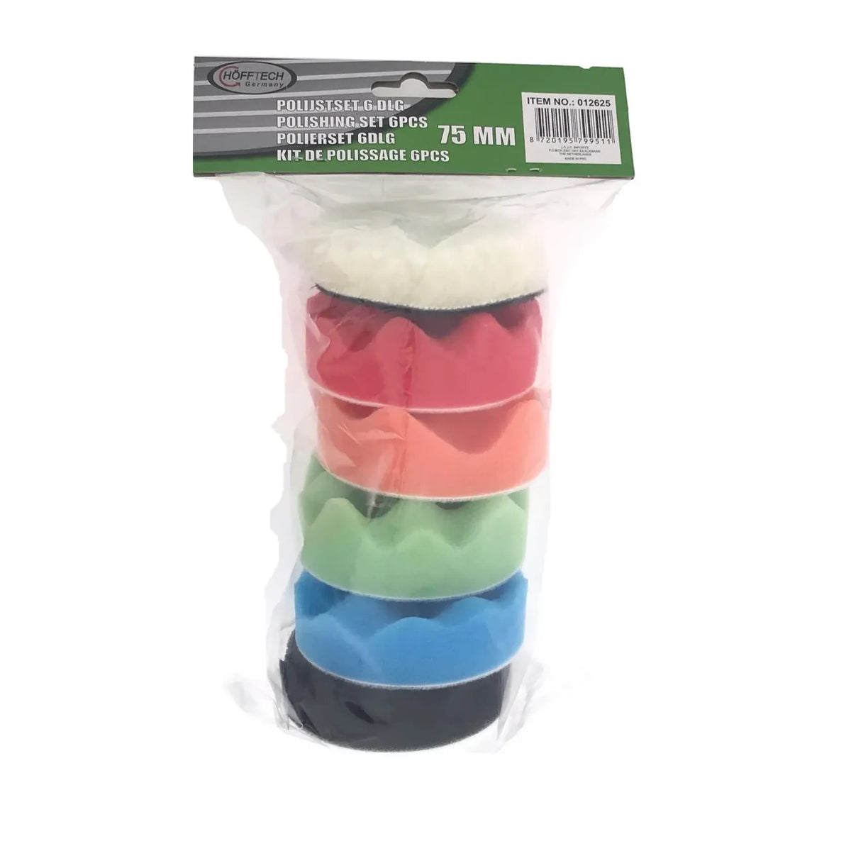 Benson Automotive Polijstset 6-delig ø75 mm