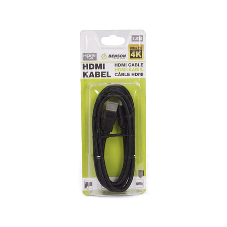 Benson Electric HDMI kabel 1.4 4k ultra hd gold plated 1.5 m