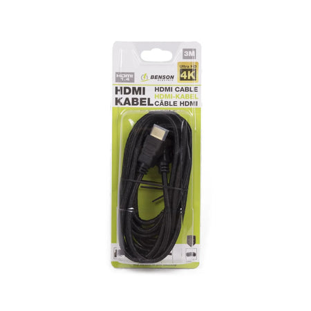 Benson Electric HDMI kabel 1.4 4k ultra hd gold plated 3 m