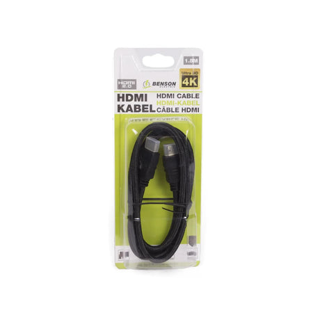 Benson Electric HDMI kabel 2.0 4k ultra hd gold plated 1.5 m