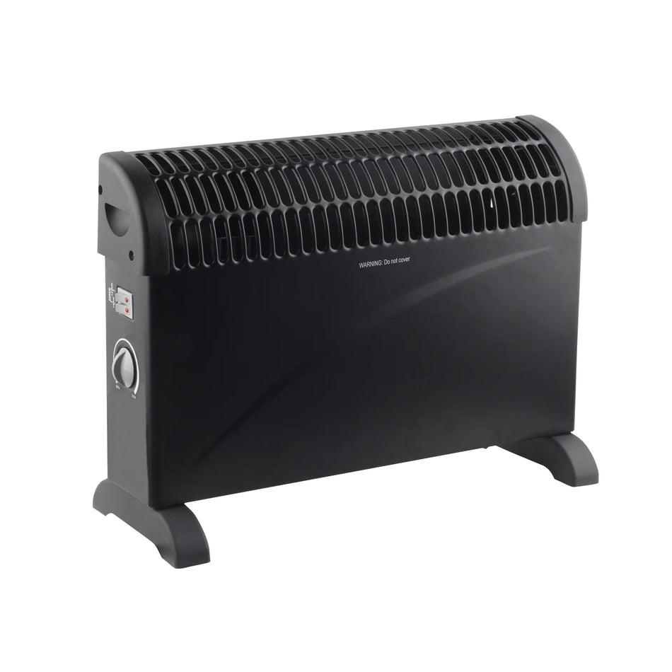 Benson Electric Convector heater 750/1250/2000W middel zwart
