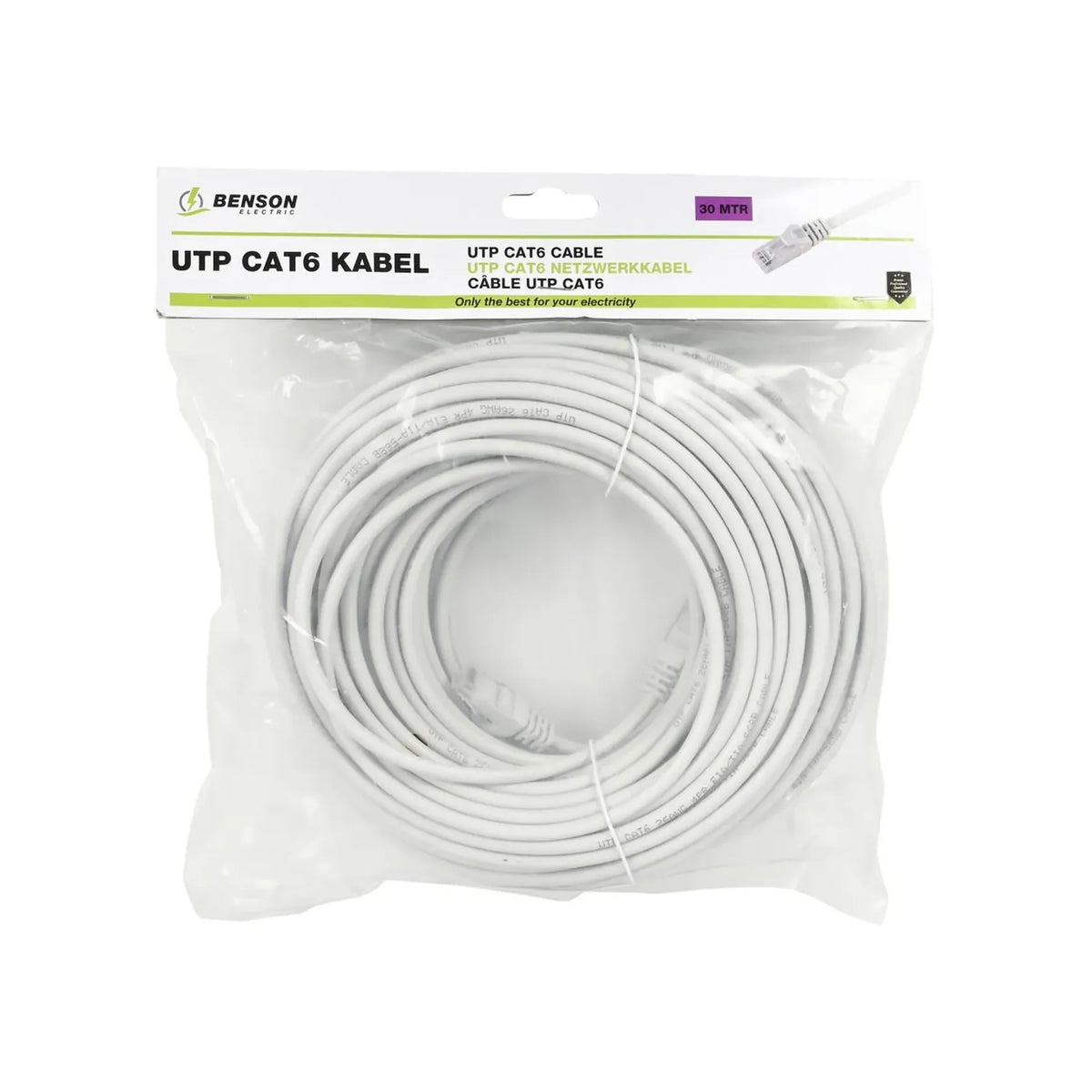 Benson Electric UTP CAT6 kabel 30 mtr