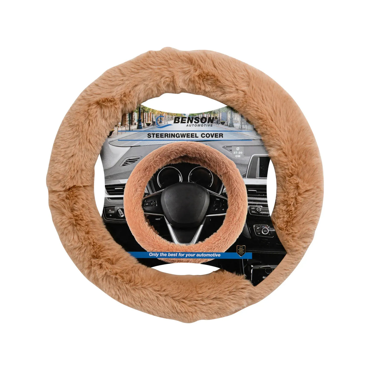 Benson Automotive Stuurhoes vacht zacht beige
