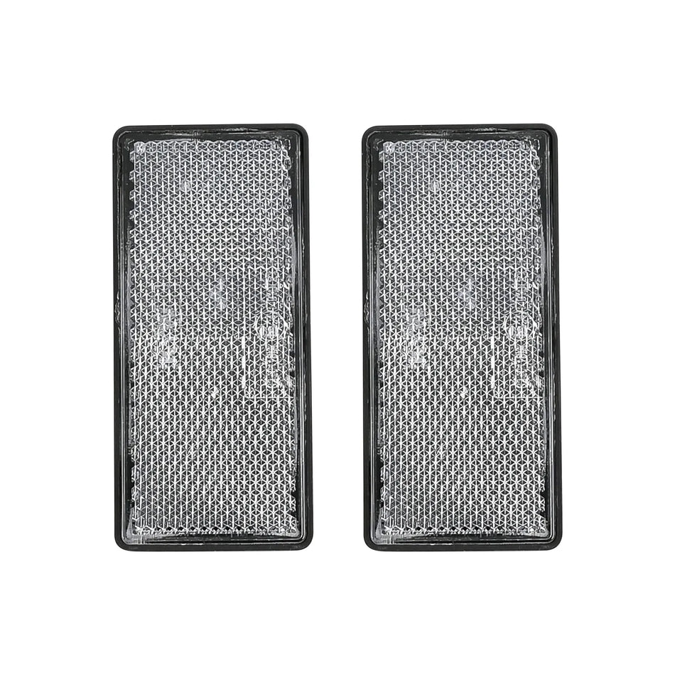Benson Automotive Reflector rechthoek wit 86 x 40 mm 2 dlg E4
