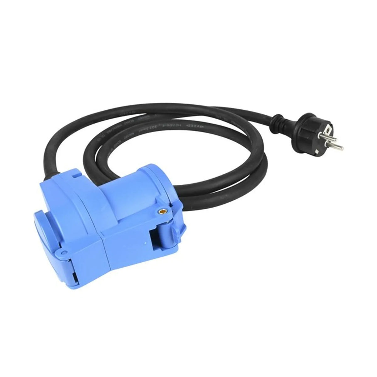 Benson Electric CEE haakse contrastekker + stopcontact verloop 1.5 mtr