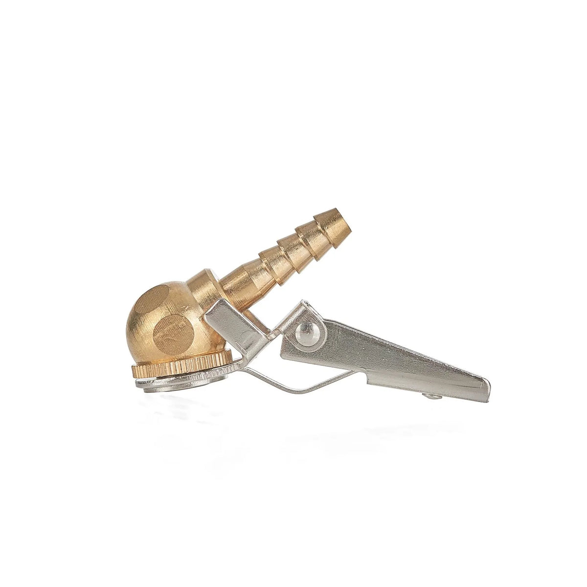 GEKO Inflator pomp messing ventielconnector 8 mm clip-on