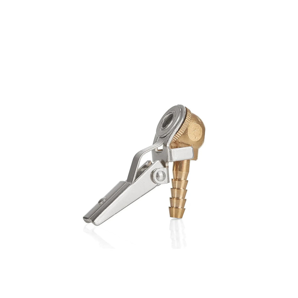 GEKO Inflator pomp messing ventielconnector 8 mm clip-on