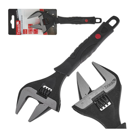 Tvardy Verstelbare moersleutel extra brede bek 0 - 39 mm 8" CrV