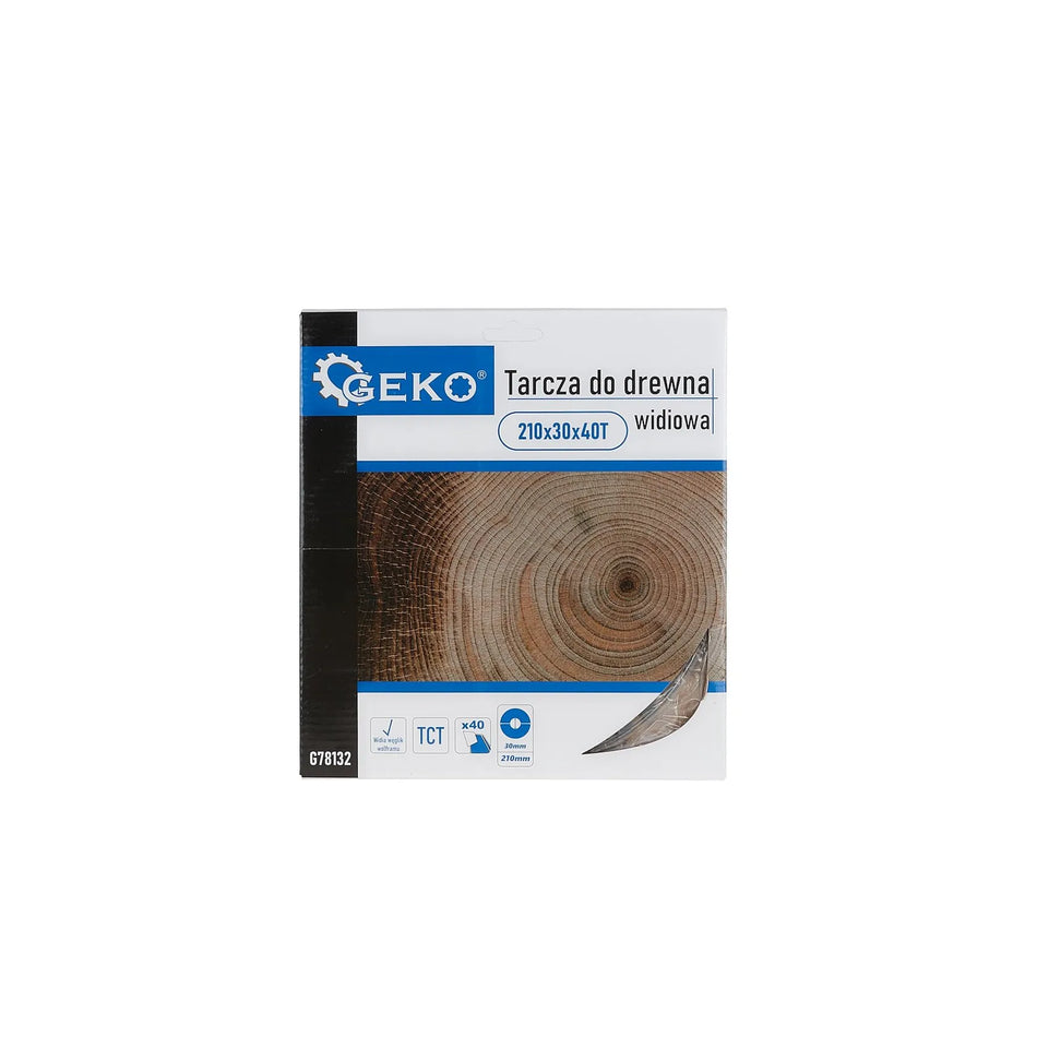 GEKO Cirkelzaagblad voor hout 210x30x40T