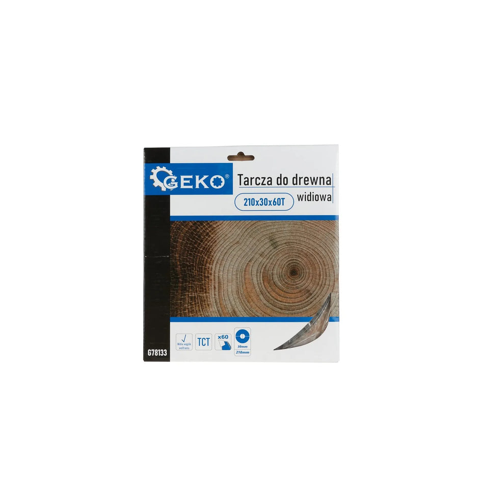 GEKO Cirkelzaagblad voor hout 210x30x60T