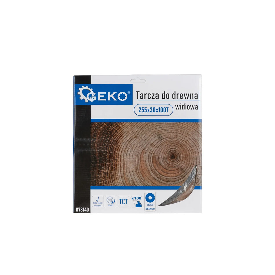 GEKO Cirkelzaagblad met gaten 255x30x40T voor hout