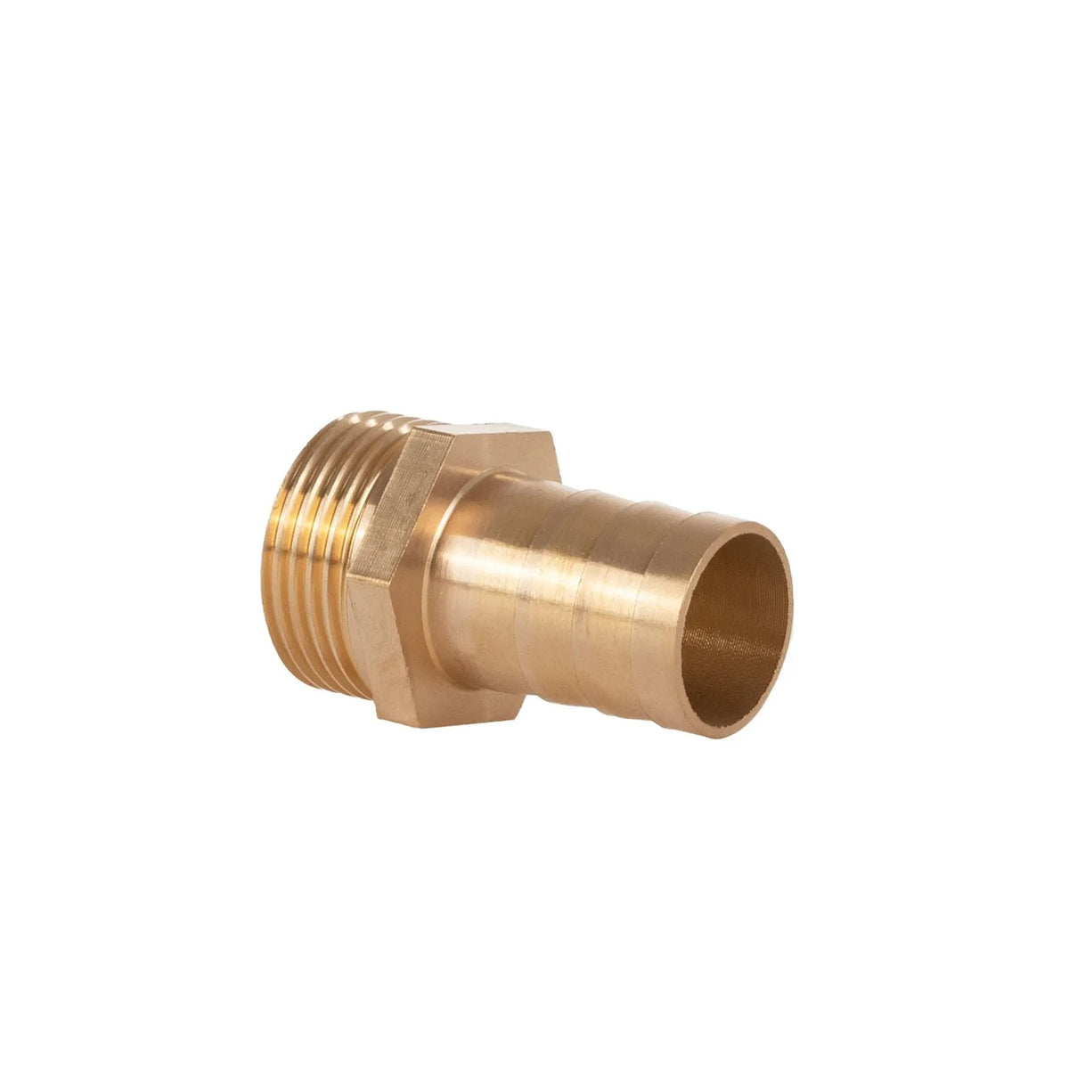 GEKO Messing verbindingsstuk voor 19 mm slang – buitendraad 3/4”