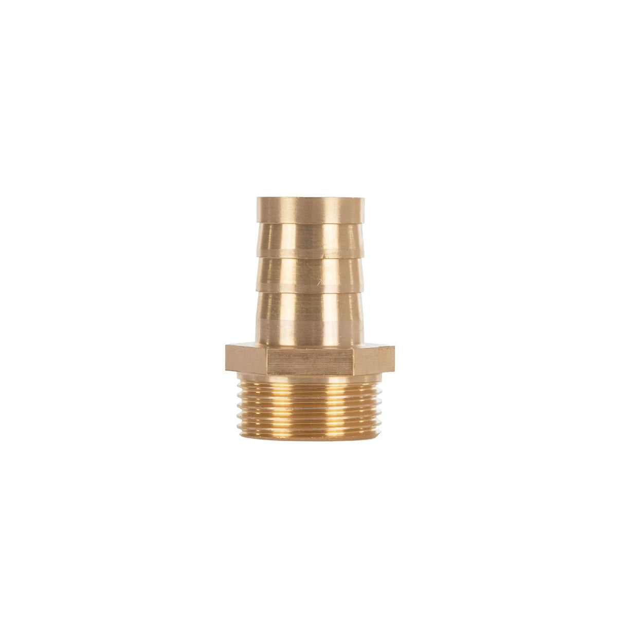 GEKO Messing verbindingsstuk voor 19 mm slang – buitendraad 3/4”