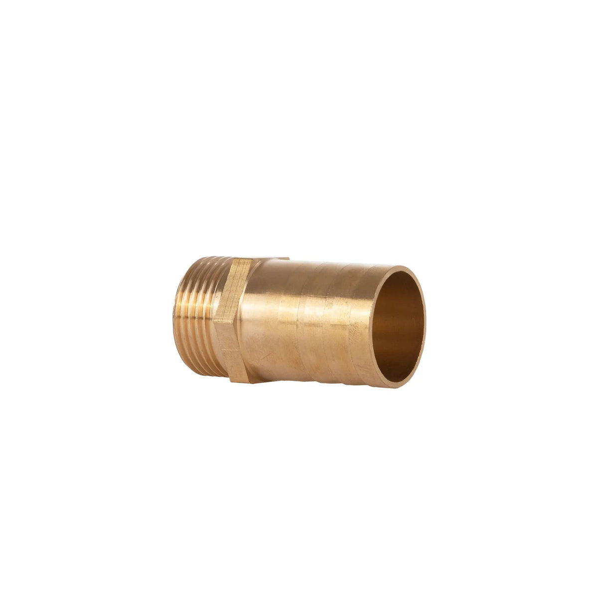 GEKO Messing verbindingsstuk voor 25 mm slang – buitendraad 3/4”