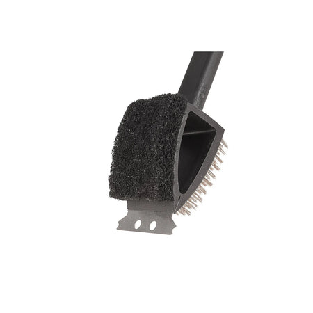 GEKO 3-in-1 barbecueborstel met schraper en spons 41 cm