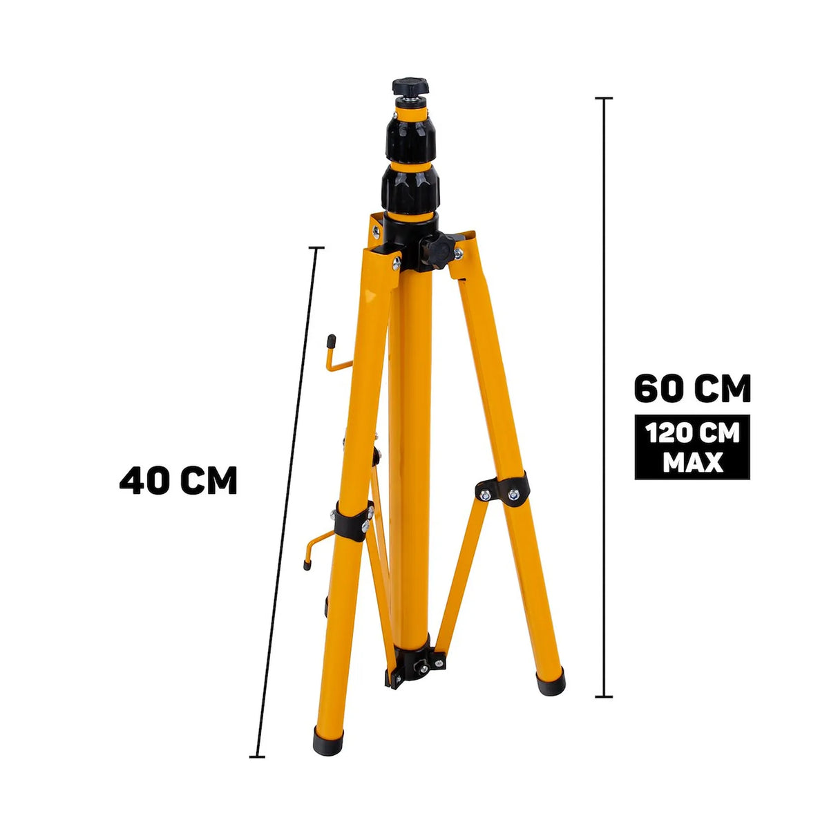 Keltin LED bouwlamp met telescopisch statief koud wit 6500K 100 W