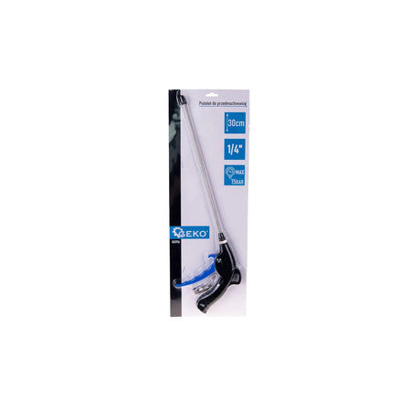GEKO Bluspistool met stalen mondstuk 30 cm en 1/4" snelkoppeling
