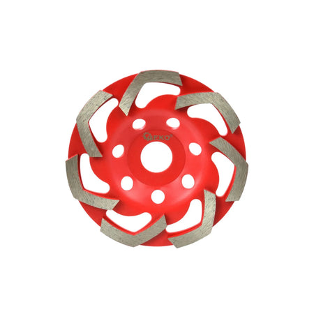 GEKO Diamant turbo slijpcup voor beton 125mm 5mm rood